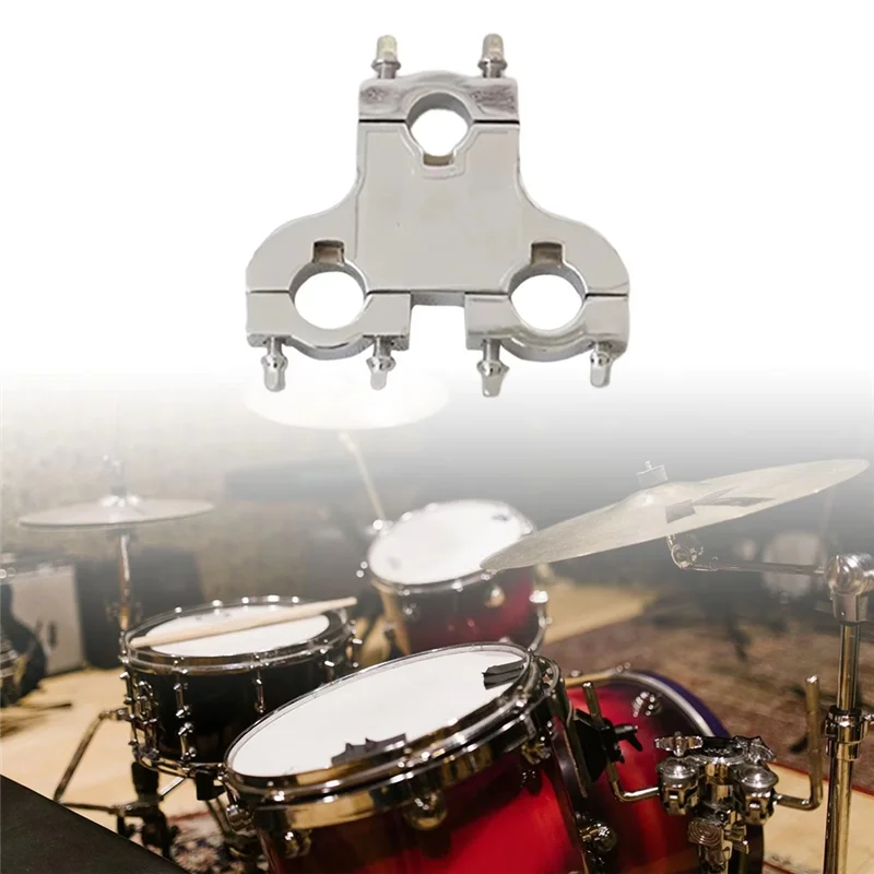 ABVE-Drum Clamp Connector Three Hole Mounting Bracket Easy Install For Jazz Drum Accessories
ABVE-Drum Clamp Connector Three Hole Mounting Bracket Easy Install For Jazz Drum Accessories