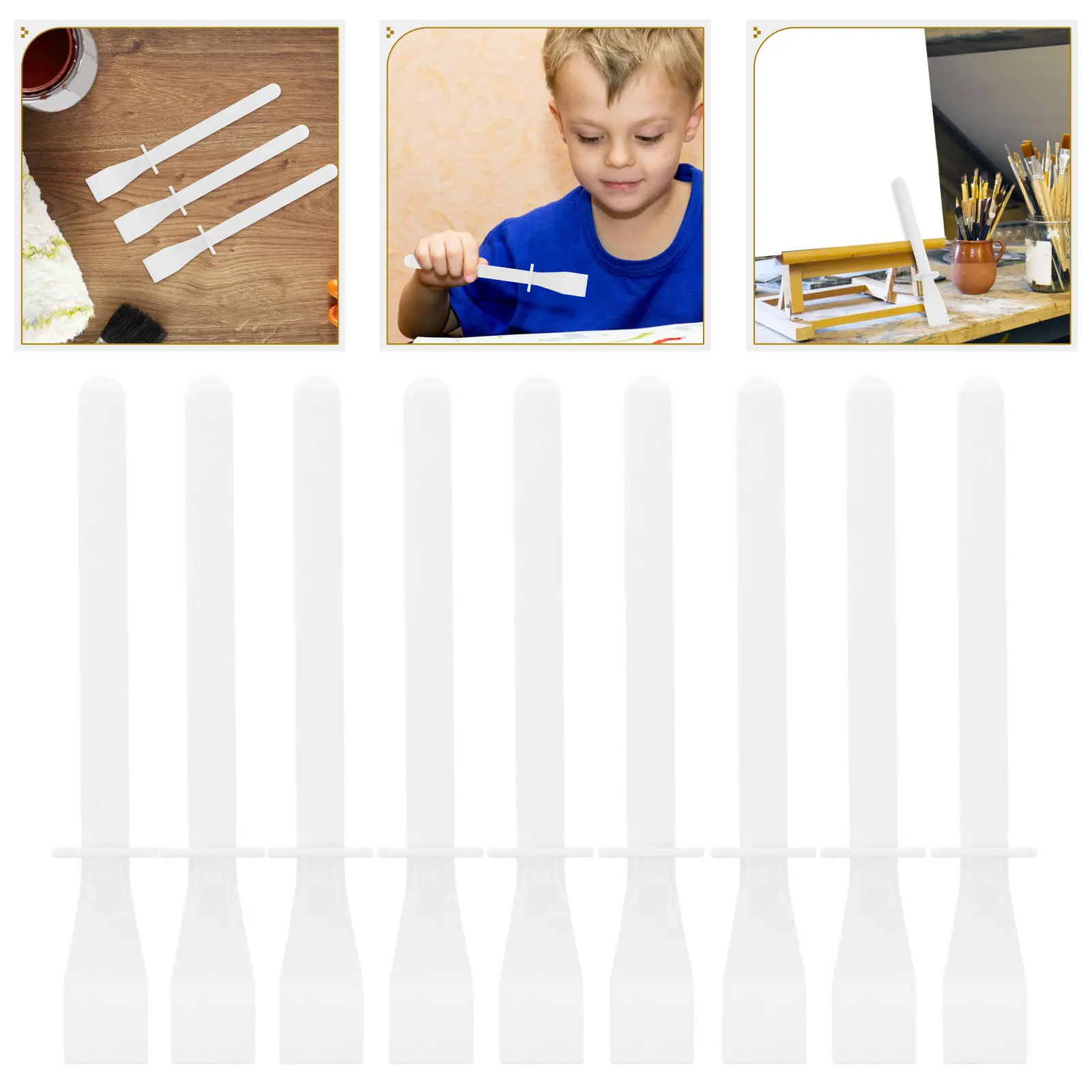 50Pcs Glue Scrapers Flexible Spreaders Precision Gluing Tool for DIY Crafts Handmade Epoxy Adhesive Applicator Sticks
50Pcs Glue Scrapers Flexible Spreaders Precision Gluing Tool for DIY Crafts Handmade Epoxy Adhesive Applicator Sticks