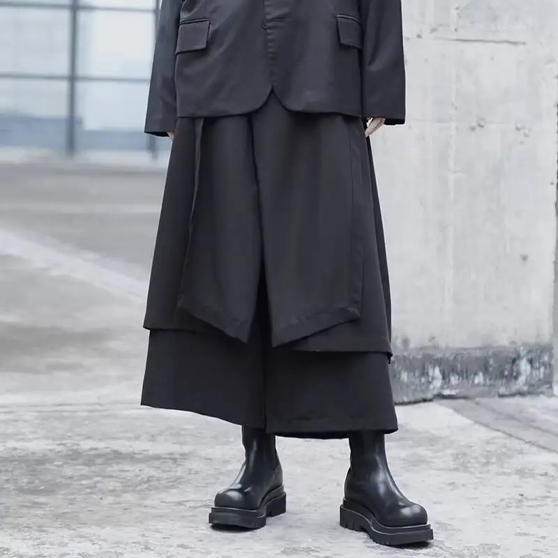 Original Design Women's Casual Pants Wide-Leg Dark Style Trendy Skirt Unisex Spring And Summer Casual Men's Pants
Original Design Women's Casual Pants Wide-Leg Dark Style Trendy Skirt Unisex Spring And Summer Casual Men's Pants