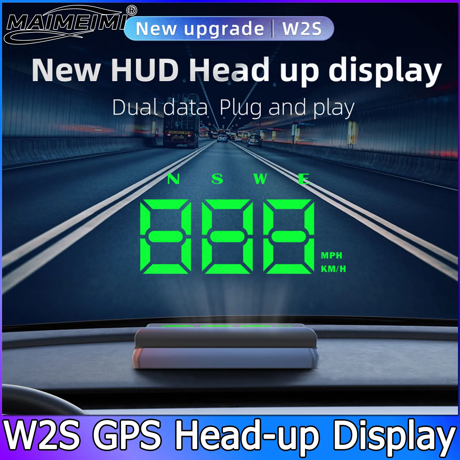 Car GPS Head Up Display W2S HUD Windshield Projector for All Car Speedometer Compass Electronics Speed KM/H MPH Auto Accessories
Car GPS Head Up Display W2S HUD Windshield Projector for All Car Speedometer Compass Electronics Speed KM/H MPH Auto Accessories