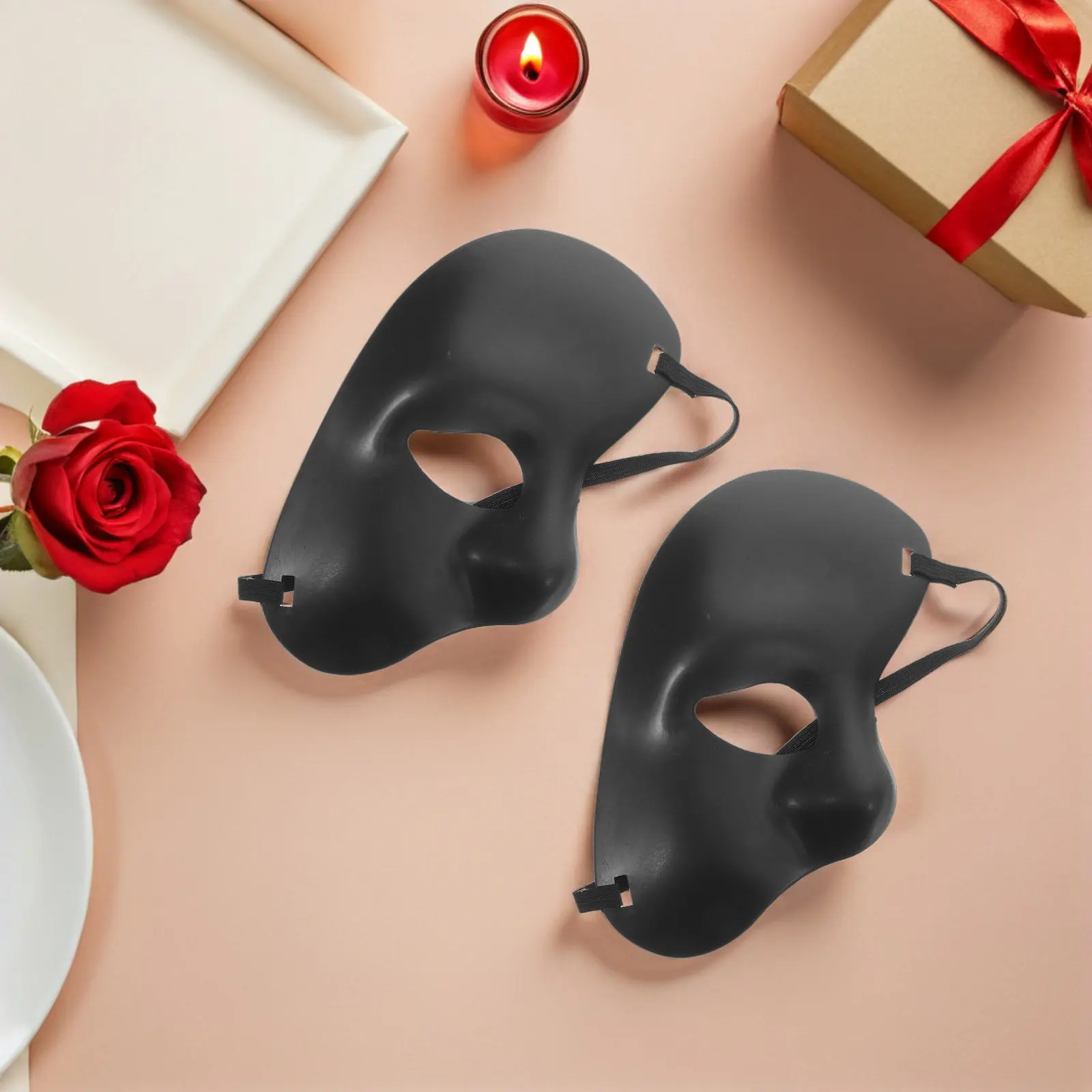4Pcs Venetian Half Face Mask Black Plastic for Men Retro Opera Masquerade Costume Party Carnival Festival Mask for Cosplay and
4Pcs Venetian Half Face Mask Black Plastic for Men Retro Opera Masquerade Costume Party Carnival Festival Mask for Cosplay and