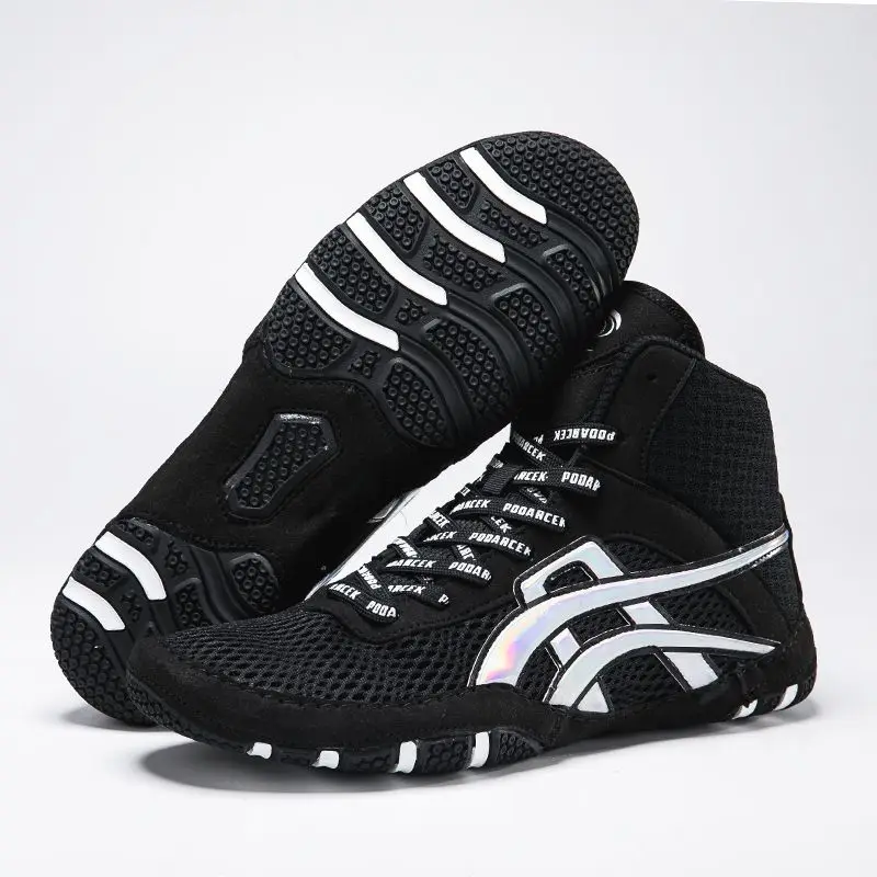 Professional Men Wrestling Sneakers Breathable Gym Training Shoe Mans Non-Slip Men Fighting Shoes Mid-Top Men Boxing Sport Shoes
Professional Men Wrestling Sneakers Breathable Gym Training Shoe Mans Non-Slip Men Fighting Shoes Mid-Top Men Boxing Sport Shoes