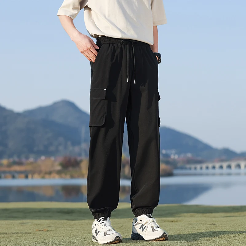 Men's Lightweight Casual Joggers - Stretch Nylon & Elastic Waist for All-Day Comfort Outdoor Pants with Deep Pockets Quick-Dry
Men's Lightweight Casual Joggers - Stretch Nylon & Elastic Waist for All-Day Comfort Outdoor Pants with Deep Pockets Quick-Dry