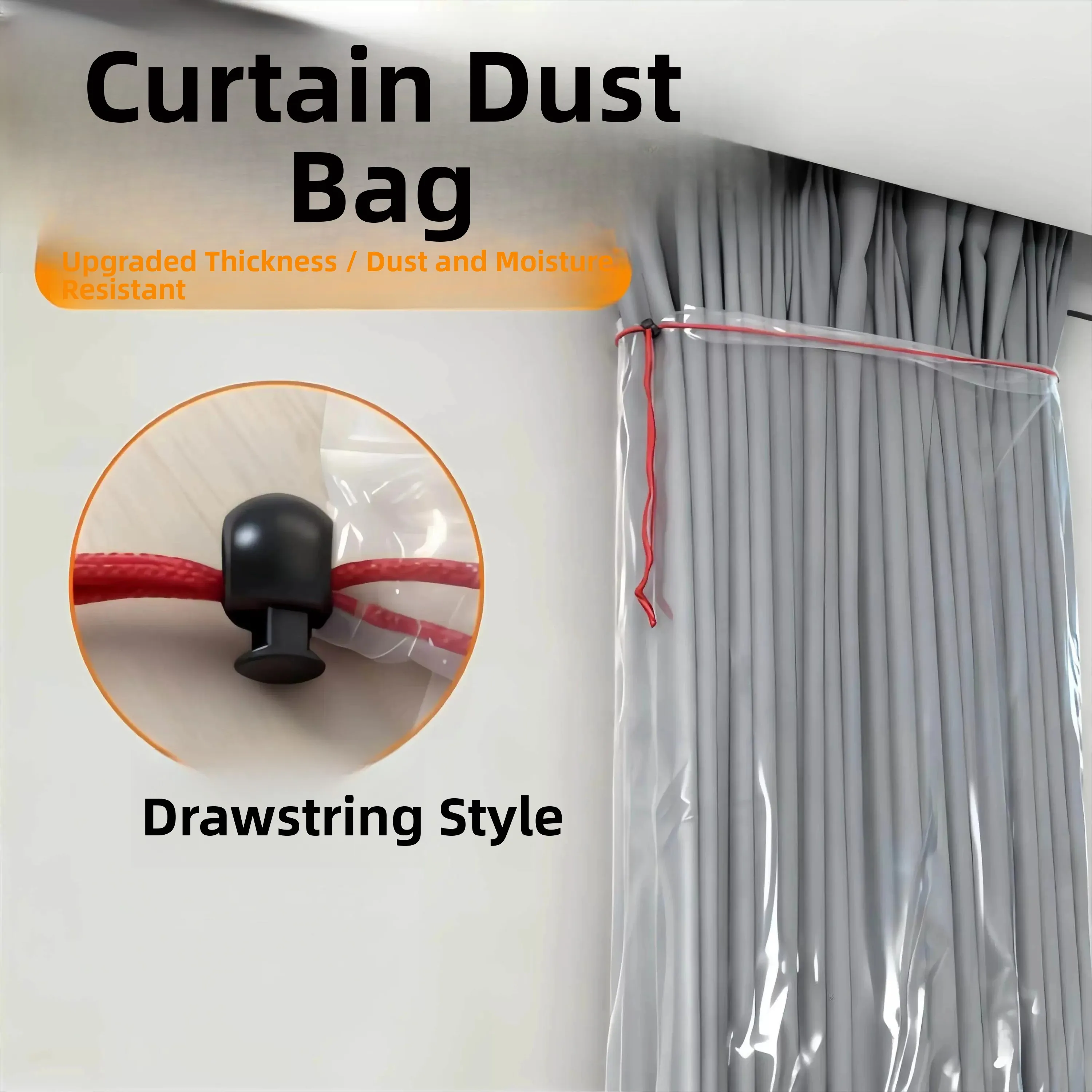 Home Dustproof Protection Cover Scratch Proof Plastic Bag Curtain Cover Home Decor Protective Film Pet Friendly
Home Dustproof Protection Cover Scratch Proof Plastic Bag Curtain Cover Home Decor Protective Film Pet Friendly