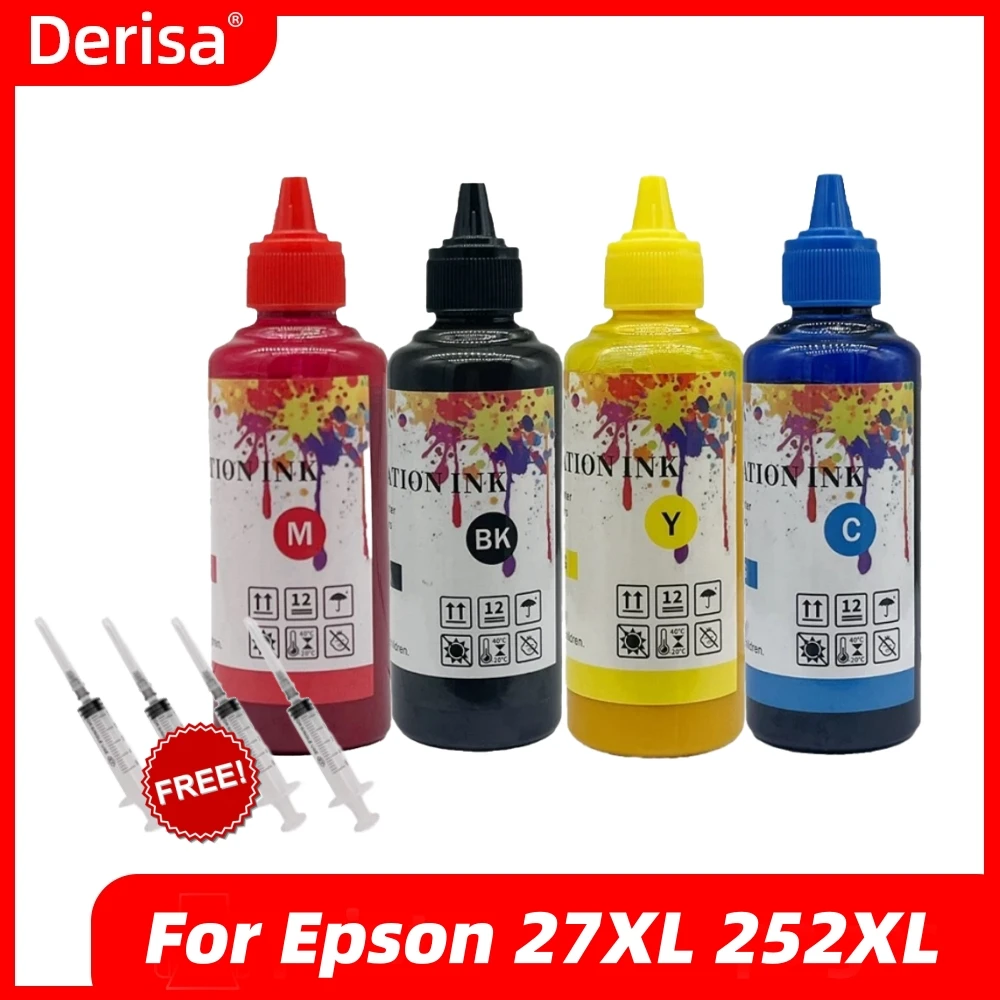 27XL 252XL Sublimation Ink For Epson WF-7710 WF-7720 WF-7210 WF-7110 WF-7120 WF-7610 WF-7620 WF-3620 WF-3640 Ink Refill Kits
27XL 252XL Sublimation Ink For Epson WF-7710 WF-7720 WF-7210 WF-7110 WF-7120 WF-7610 WF-7620 WF-3620 WF-3640 Ink Refill Kits