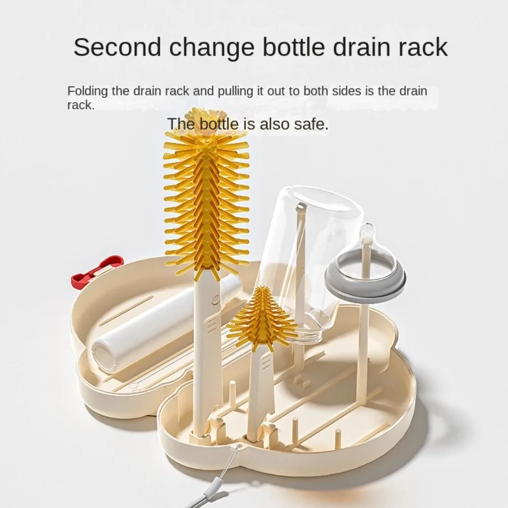 Car Bottle Cleaning Brush Set Nipple Brush Silicone Baby Bottle Brush Kit Storage Drain Rack Straw Brush Pacifier Straw Scrubber
Car Bottle Cleaning Brush Set Nipple Brush Silicone Baby Bottle Brush Kit Storage Drain Rack Straw Brush Pacifier Straw Scrubber