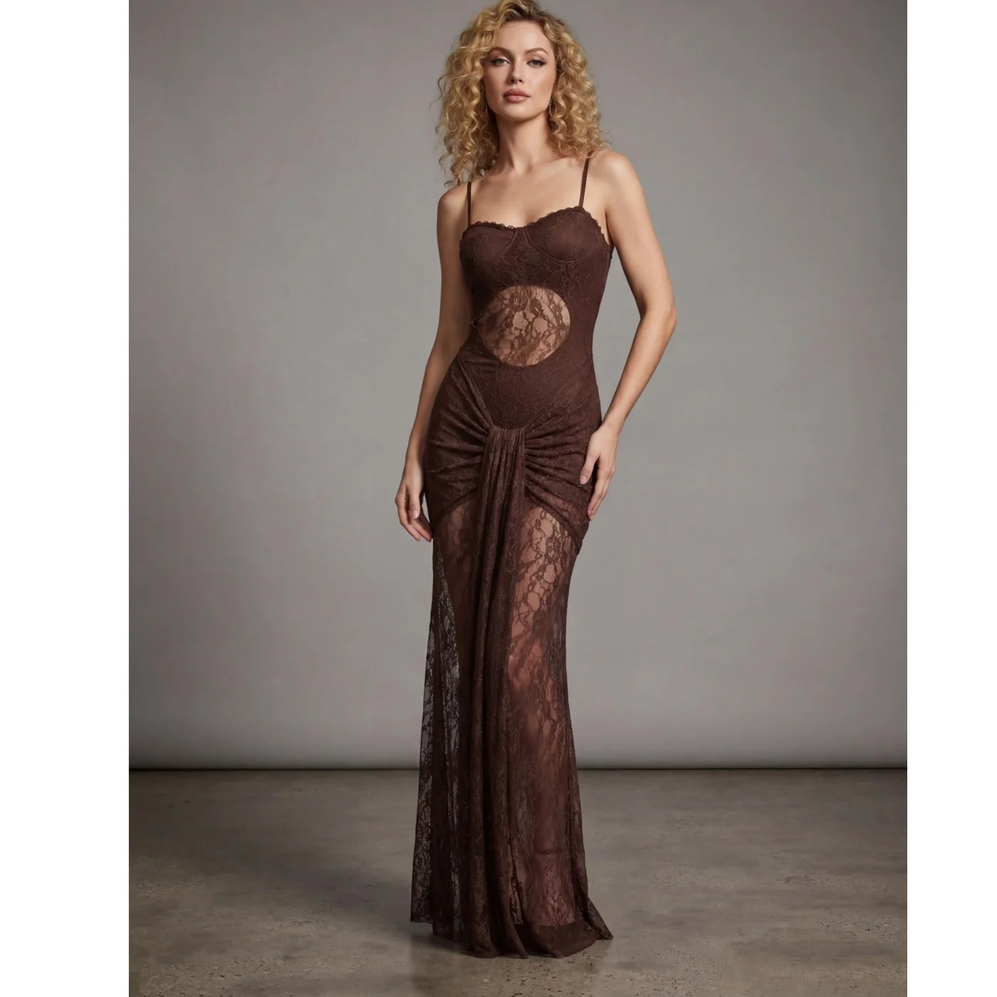 New Sexy Lace Off-Shoulder Long Dress Casual Chic Party Gown Elegant Women's Knitted Fabric No-Sleeve Floor-Length Gown
New Sexy Lace Off-Shoulder Long Dress Casual Chic Party Gown Elegant Women's Knitted Fabric No-Sleeve Floor-Length Gown
