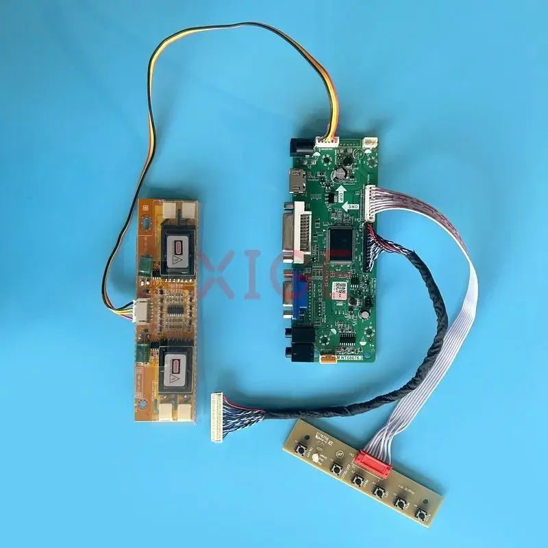 For CLAA220WA01 CLAA201WA04 HSD220MKW1 Controller Driver Board 4CCFL Kit LVDS-30Pin LCD Matrix 1680*1050 HDMI-Compatible DVI VGA
For CLAA220WA01 CLAA201WA04 HSD220MKW1 Controller Driver Board 4CCFL Kit LVDS-30Pin LCD Matrix 1680*1050 HDMI-Compatible DVI VGA