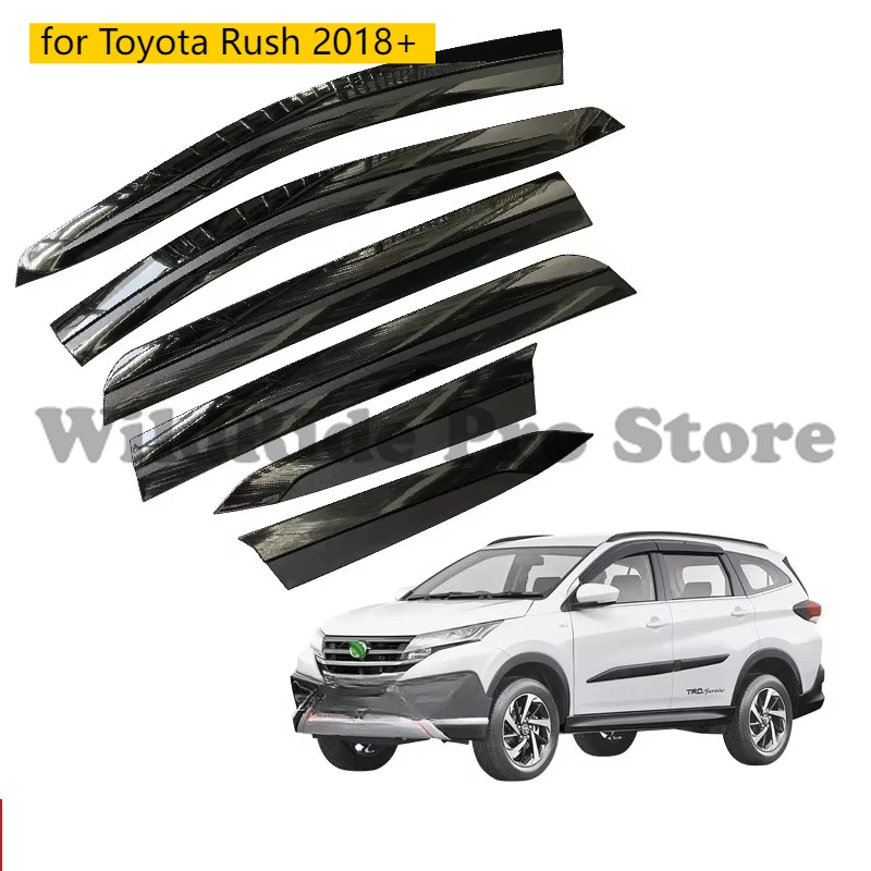 6 шт. ветрозащитный дефлектор для Toyota Rush 2018 + оконные вентиляционные дефлекторы от дождя, козырьки для дверей автомобиля
6 шт. ветрозащитный дефлектор для Toyota Rush 2018 + оконные вентиляционные дефлекторы от дождя, козырьки для дверей автомобиля