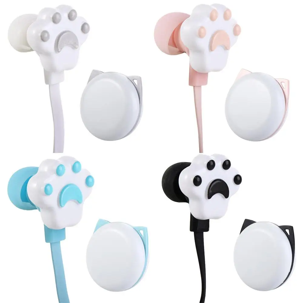 For Mobile Phone Cartoon Bass sound Headphone Remote 3.5mm Cat Paw Sport Earphones Wired Headset In-Ear Earphones With Mic 
For Mobile Phone Cartoon Bass sound Headphone Remote 3.5mm Cat Paw Sport Earphones Wired Headset In-Ear Earphones With Mic