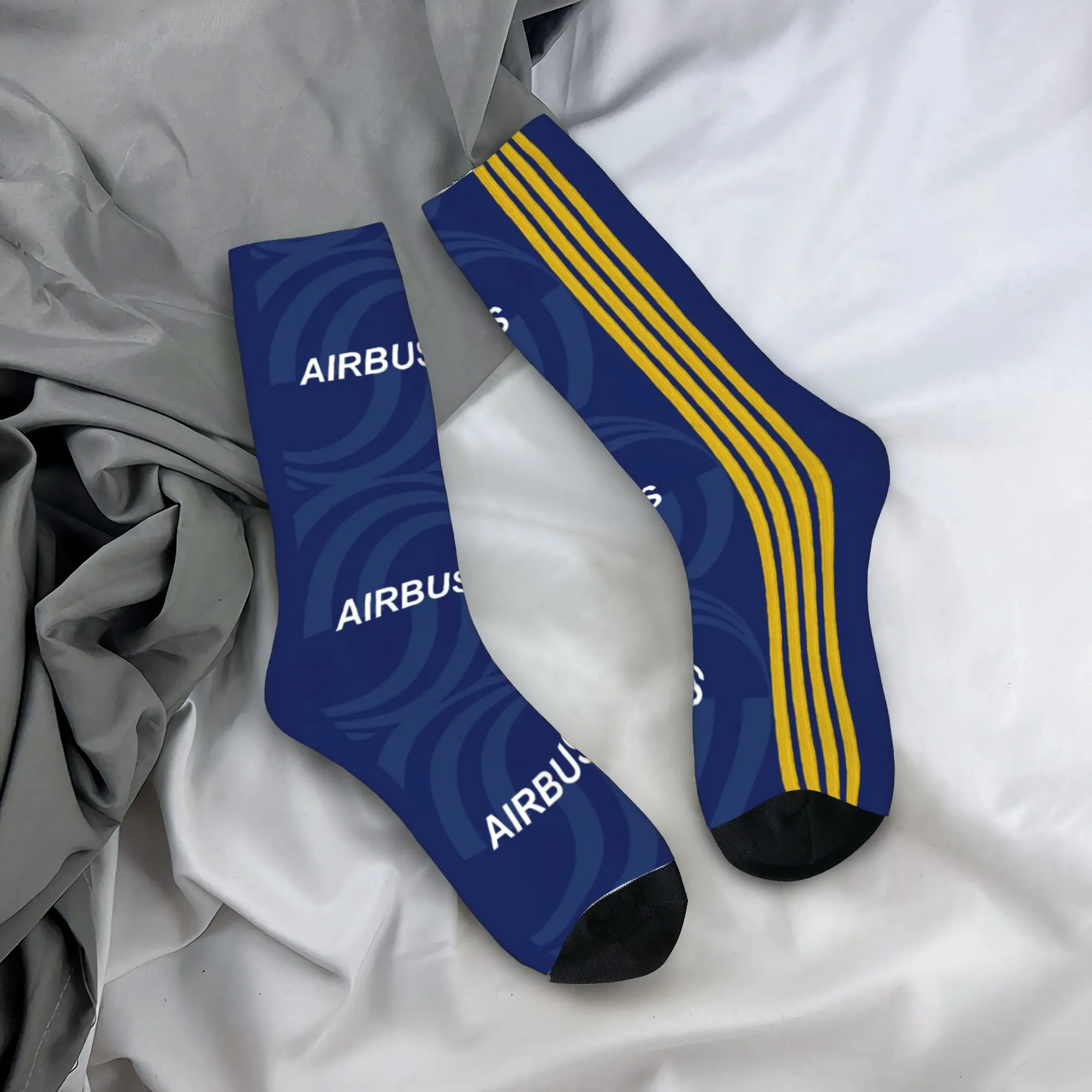 Custom Fashion Printed Airbus Fighter Pilot Socks for Women Men Stretch Summer Autumn Winter Aviation Airplane Crew Socks
Custom Fashion Printed Airbus Fighter Pilot Socks for Women Men Stretch Summer Autumn Winter Aviation Airplane Crew Socks
