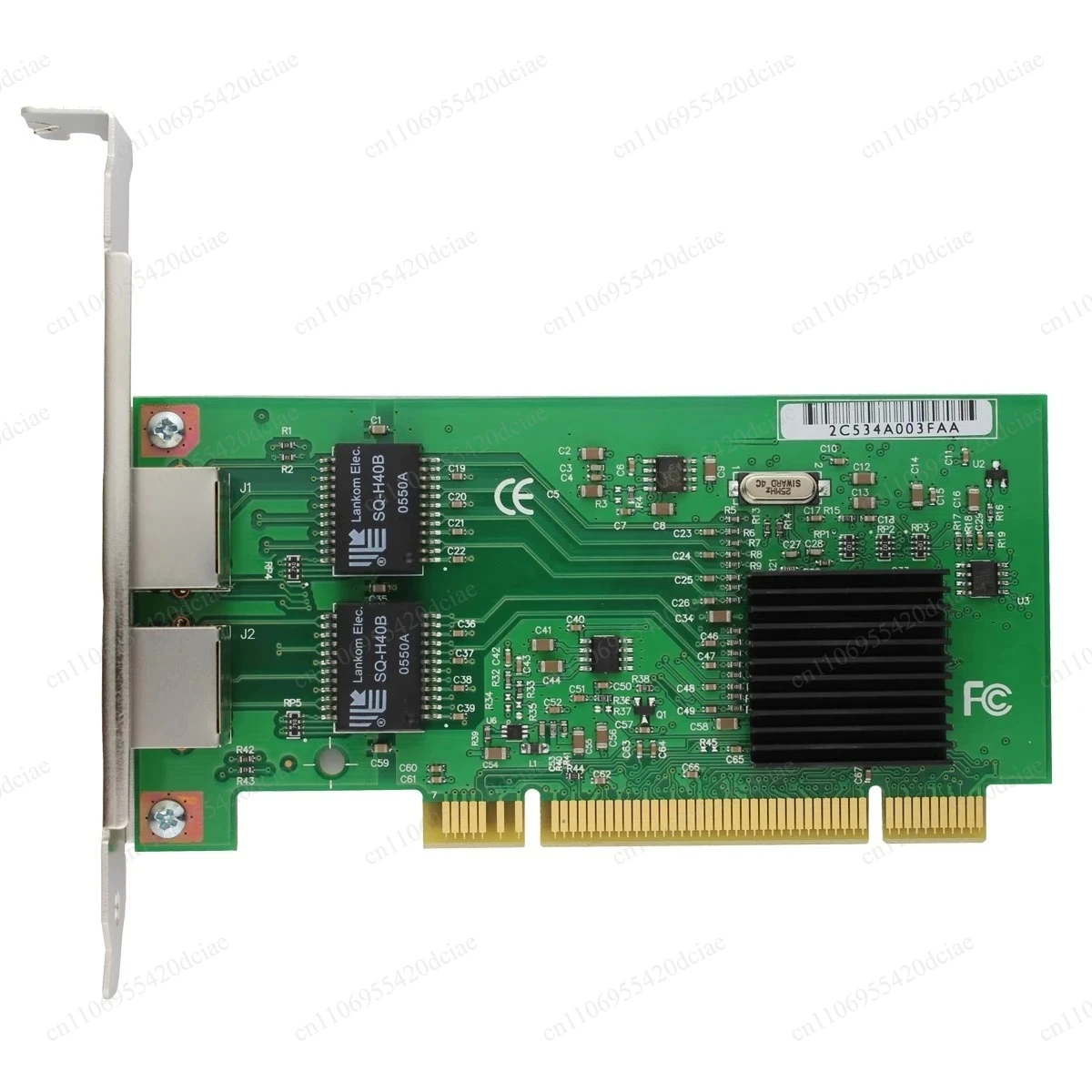 WY546T2 PCI Dual Port Gigabit NIC, Intel 82546 Chip Network Card for ESXi Server ROS
WY546T2 PCI Dual Port Gigabit NIC, Intel 82546 Chip Network Card for ESXi Server ROS