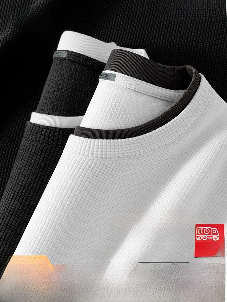 Snow Mid-Flight Men's Long Sve T-irt Spring New Sle Crew Ne Base irt Student Wfle Pattern Breathable Casual Wear
Snow Mid-Flight Men's Long Sve T-irt Spring New Sle Crew Ne Base irt Student Wfle Pattern Breathable Casual Wear