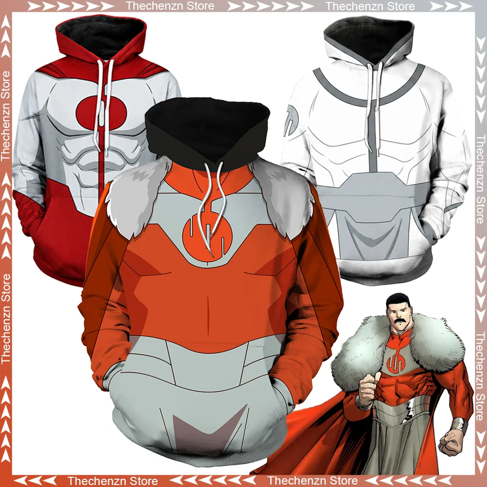 Fancy Dress Cartoon Invincible Viltrum Thragg Hoodie Tops Cosplay For Men Clothing Man Costume Halloween Adult Male Party Outfit
Fancy Dress Cartoon Invincible Viltrum Thragg Hoodie Tops Cosplay For Men Clothing Man Costume Halloween Adult Male Party Outfit