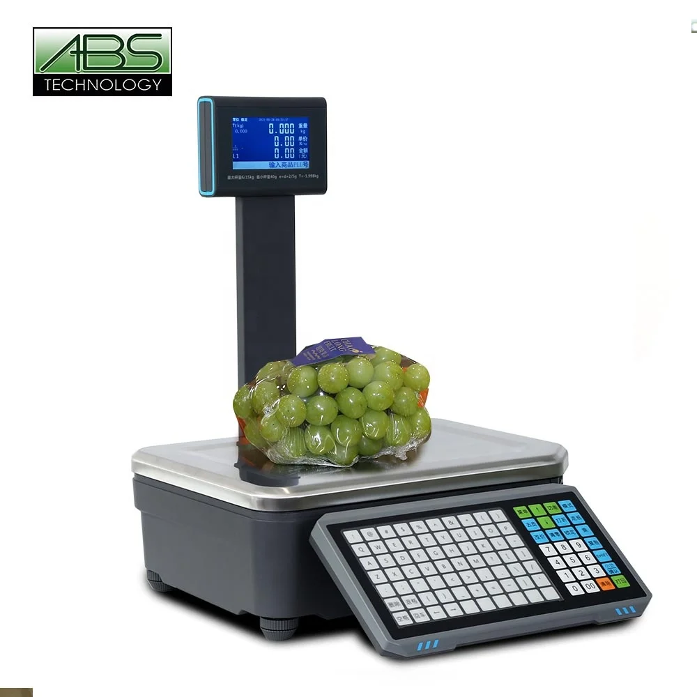 ATV&UTVElectronic Balance Scale Barcode Label Printing Scale Digital Weighing Scale for Supermarket
ATV&UTVElectronic Balance Scale Barcode Label Printing Scale Digital Weighing Scale for Supermarket