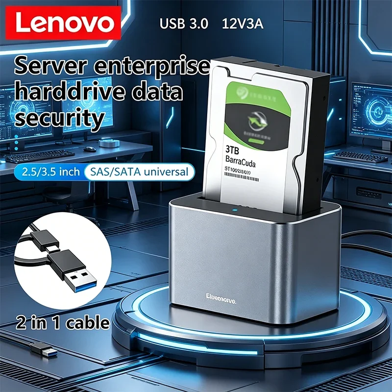 Lenovo 2.5/3.5 Inch SAS/SATA Hard Disk External Case Sata to USB 3.0 Hdd Docking Station Hdd Caddy Sata Hdd Case Hdd Box
Lenovo 2.5/3.5 Inch SAS/SATA Hard Disk External Case Sata to USB 3.0 Hdd Docking Station Hdd Caddy Sata Hdd Case Hdd Box
