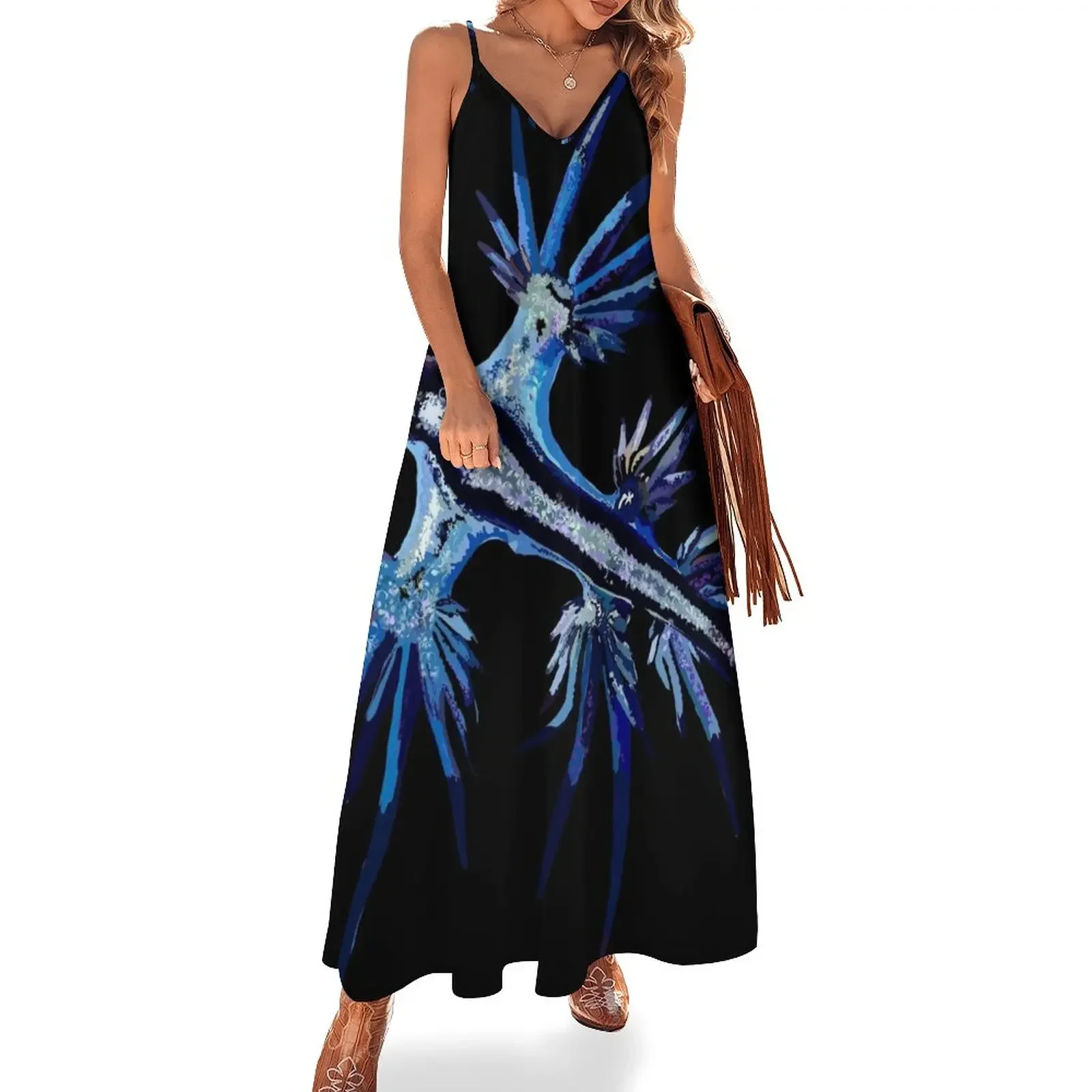 Blue Nudibranch Sleeveless Dress women's clothing korea stylish dresses for woman 2025 Long veiled dresses
Blue Nudibranch Sleeveless Dress women's clothing korea stylish dresses for woman 2025 Long veiled dresses