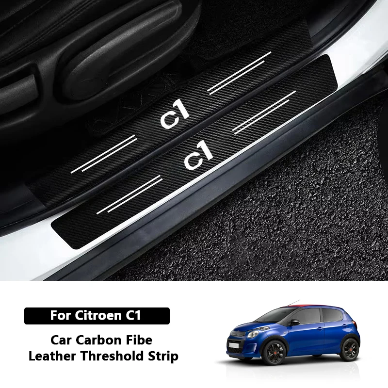 Anti-scratch Car Trunk Door Sill Plate Protector Carbon Fiber Decor Sticker Threshold For Citroen C1 Auto Decoration Accessories
Anti-scratch Car Trunk Door Sill Plate Protector Carbon Fiber Decor Sticker Threshold For Citroen C1 Auto Decoration Accessories