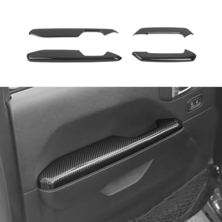 CheroCar Carbon Fiber Inner Door Armrest Cover Panel Interior Decor Accessories for 2018-2026 Jeep Wrangler JL JLU and JT Gladi
CheroCar Carbon Fiber Inner Door Armrest Cover Panel Interior Decor Accessories for 2018-2026 Jeep Wrangler JL JLU and JT Gladi