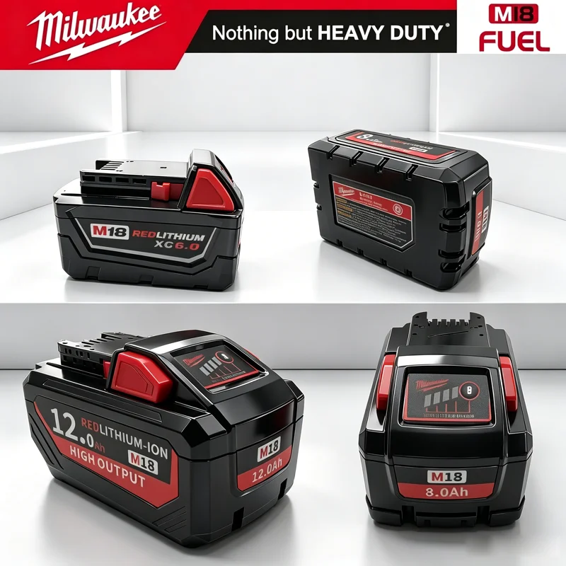Milwaukee Durable High Quality M18 FORGE 18V XC6.0 charge Battery,Brand,Upgraded Heat Resistance for Continuous Industrial Use
Milwaukee Durable High Quality M18 FORGE 18V XC6.0 charge Battery,Brand,Upgraded Heat Resistance for Continuous Industrial Use