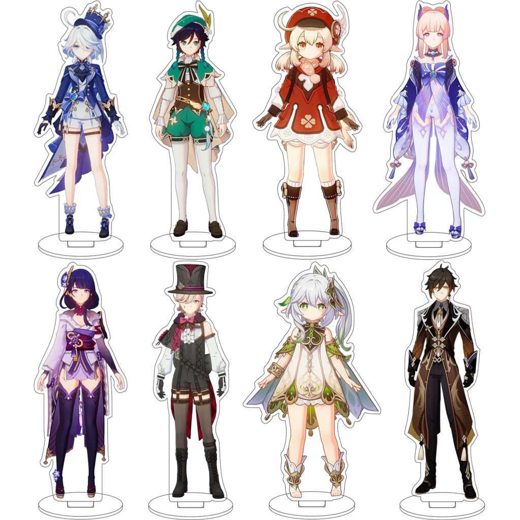 16CM Anime Game Genshin Impact Furina de Fontaine Hu Tao Raiden Ei Zhongli Cos Acrylic Figure Stand Ornaments Chrismas Gifts
16CM Anime Game Genshin Impact Furina de Fontaine Hu Tao Raiden Ei Zhongli Cos Acrylic Figure Stand Ornaments Chrismas Gifts