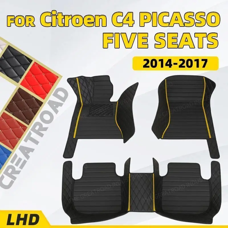 Custom Car floor mats for Citroen C4 PICASSO(FIVE SEAT)2014 2015 2016 2017 auto foot Pads automobile
Custom Car floor mats for Citroen C4 PICASSO(FIVE SEAT)2014 2015 2016 2017 auto foot Pads automobile