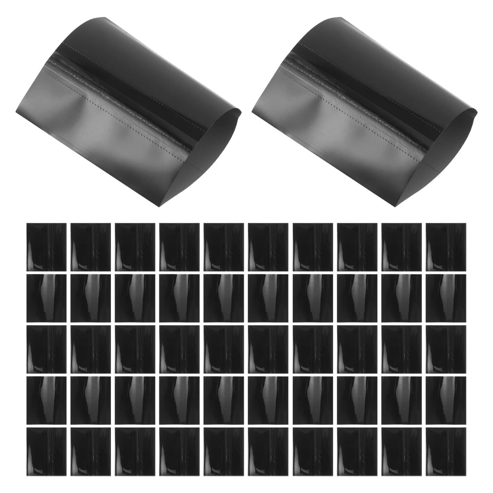 200Pcs Bottle Neck Heat Shrink Wrap 60x50mm Black PVC Sealing Bands for Essential Oil Bottles Leak Proof Airtight Packaging
200Pcs Bottle Neck Heat Shrink Wrap 60x50mm Black PVC Sealing Bands for Essential Oil Bottles Leak Proof Airtight Packaging