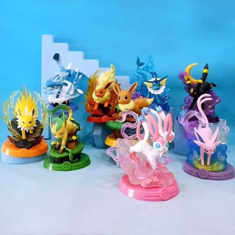 9 Pcs Adventure with Eevee Pokemon Collectible Toys Blind Box Figurines Sylveon Desktop Ornaments Birthday Gifts
9 Pcs Adventure with Eevee Pokemon Collectible Toys Blind Box Figurines Sylveon Desktop Ornaments Birthday Gifts