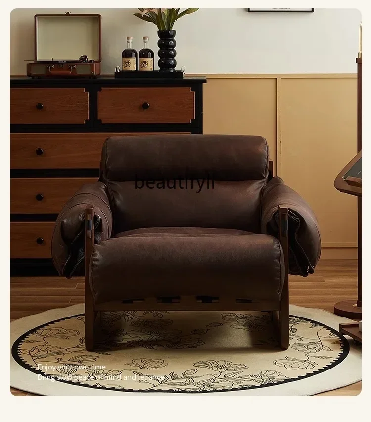 Lazy sofa Chinese antique creative leisure chair Italian modern living room sofa chair meeting room reception single sofa
Lazy sofa Chinese antique creative leisure chair Italian modern living room sofa chair meeting room reception single sofa