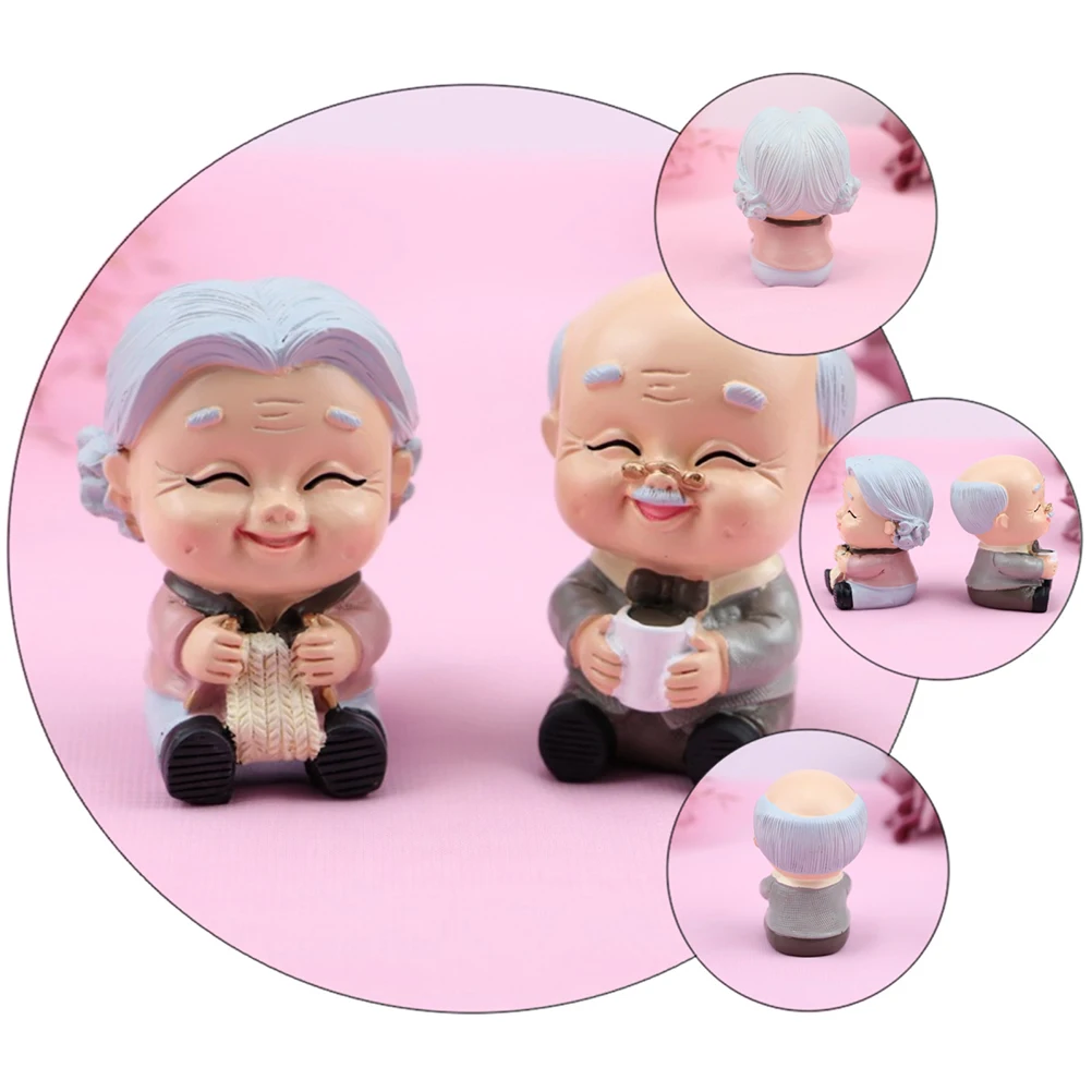 2Pcs Resin Cake Decorations Old Couple Statue Chic Design for Wedding Anniversary Cake Ornaments Baking Supplies
2Pcs Resin Cake Decorations Old Couple Statue Chic Design for Wedding Anniversary Cake Ornaments Baking Supplies