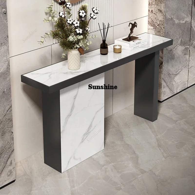 Marble Top Rectangular Console Tables Roman Modern Luxury Elegant Console Tables Aesthetic Beauty Consola Mueble Furniture FT
Marble Top Rectangular Console Tables Roman Modern Luxury Elegant Console Tables Aesthetic Beauty Consola Mueble Furniture FT