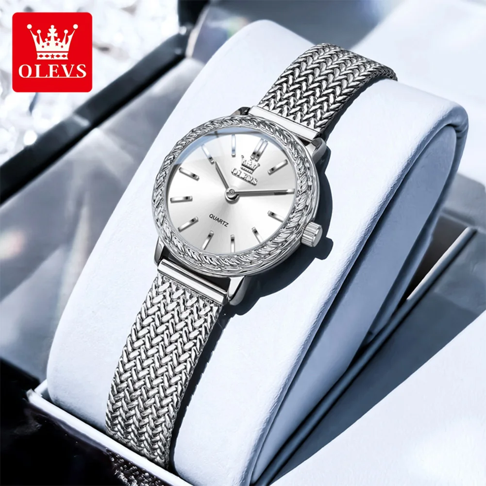 OLEVS 5643 Woman Quartz Watch Top Thin Quartz Watch Women Stainless Steel High Hardness Mirror 30M Waterproof Ladies Wristwatch
OLEVS 5643 Woman Quartz Watch Top Thin Quartz Watch Women Stainless Steel High Hardness Mirror 30M Waterproof Ladies Wristwatch