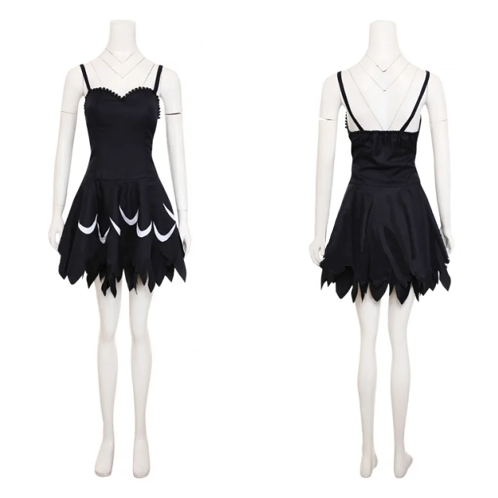Anime Secre Swallowtail Cosplay Sexy Black Dress Women Suspender Dress Secre Summer Casual Dress Halloween Custom Made
Anime Secre Swallowtail Cosplay Sexy Black Dress Women Suspender Dress Secre Summer Casual Dress Halloween Custom Made