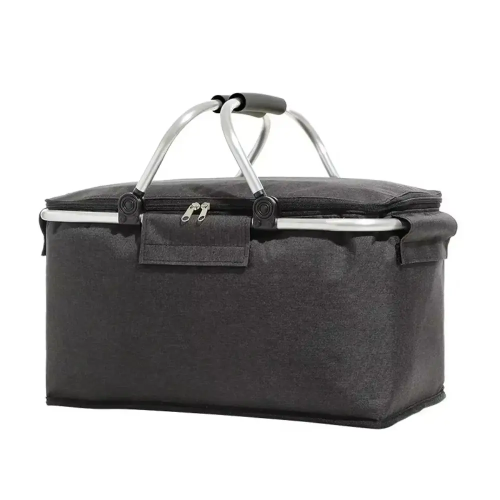 Aluminum Alloy Handle Outdoor Picnic Bag Large-capacity Two-way Zipper Travel Thermal Bag Waterproof Portable
Aluminum Alloy Handle Outdoor Picnic Bag Large-capacity Two-way Zipper Travel Thermal Bag Waterproof Portable