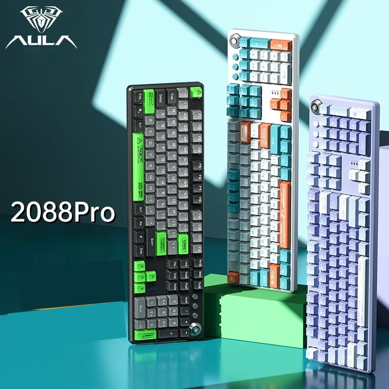 AULA Wireless Three Mode Mechanical Keyboard Laptop Ipad E-Sports Game Keyboard Game Accessories Bluetooth Wireless Keyboard
AULA Wireless Three Mode Mechanical Keyboard Laptop Ipad E-Sports Game Keyboard Game Accessories Bluetooth Wireless Keyboard