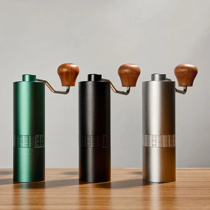 420 stainless steel coil camping portable gift package micro-pressuring 3-blades hand coffee bean manual grinder crusher set CNC
420 stainless steel coil camping portable gift package micro-pressuring 3-blades hand coffee bean manual grinder crusher set CNC