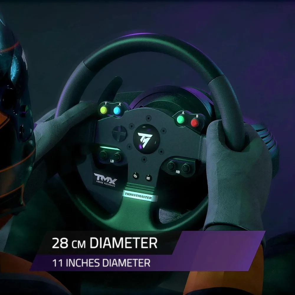 Racing Wheel TMX с обратной связью по силу и гоночными педалями (совместим с XBOX Series X/S, One, ПК)
Racing Wheel TMX с обратной связью по силу и гоночными педалями (совместим с XBOX Series X/S, One, ПК)