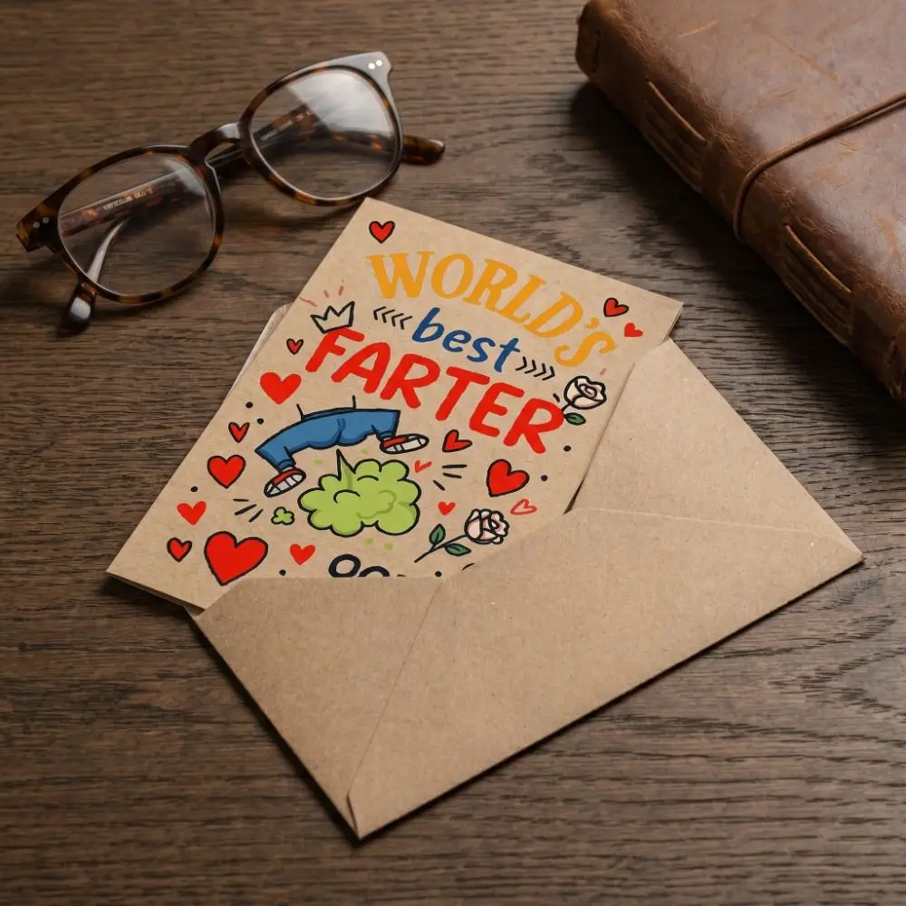 Humorous Message Father's Day Card With Envelope Best Wishes Dad Greeting Card Funny Design Father's Day Gifts Fathers Day
Humorous Message Father's Day Card With Envelope Best Wishes Dad Greeting Card Funny Design Father's Day Gifts Fathers Day