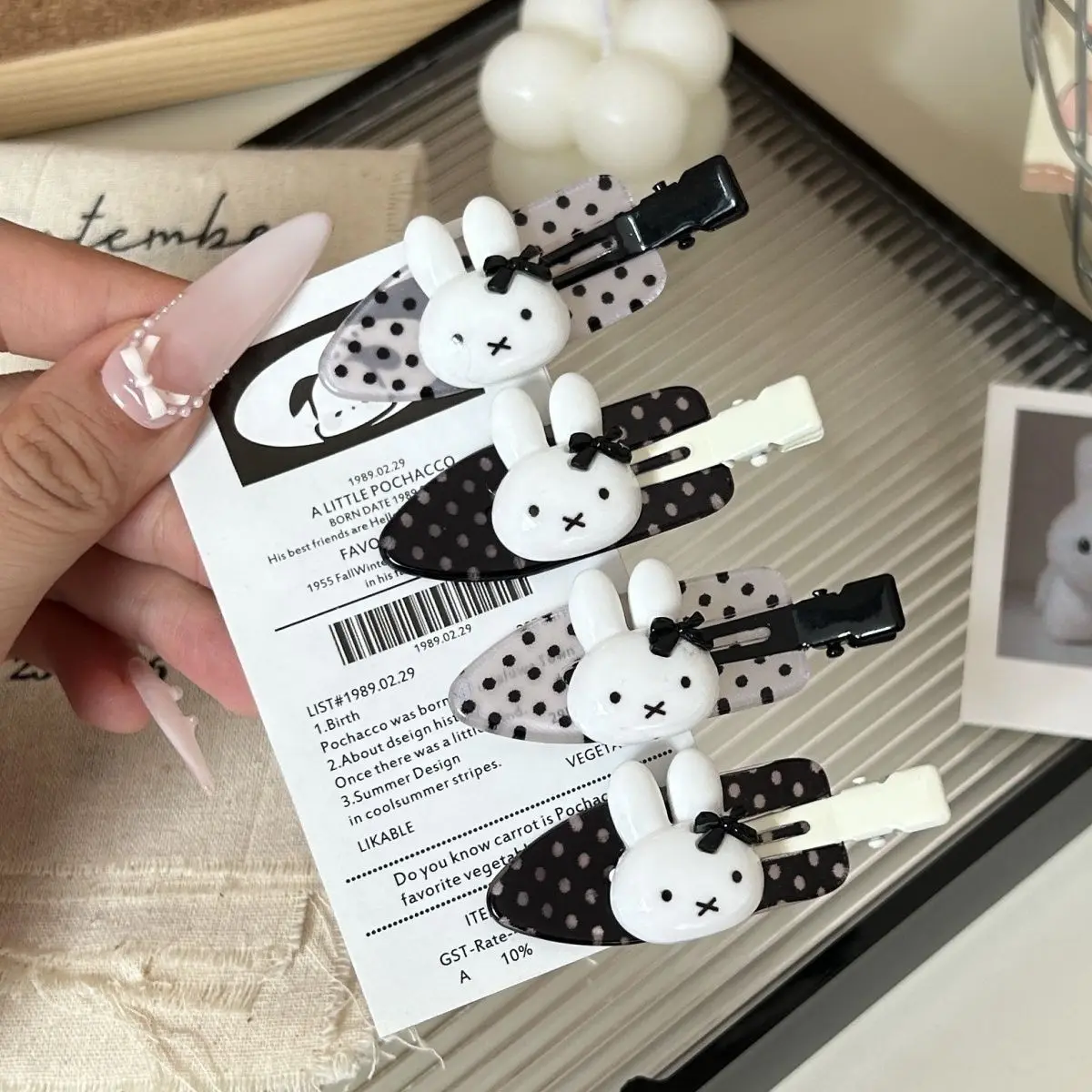 2pcs Miffy Hair Clip Cute Baby Side Bangs Clip Kawaii Cartoon Hair Ornament Accessory Girl Student Daily Styling Wear Gift Toys
2pcs Miffy Hair Clip Cute Baby Side Bangs Clip Kawaii Cartoon Hair Ornament Accessory Girl Student Daily Styling Wear Gift Toys