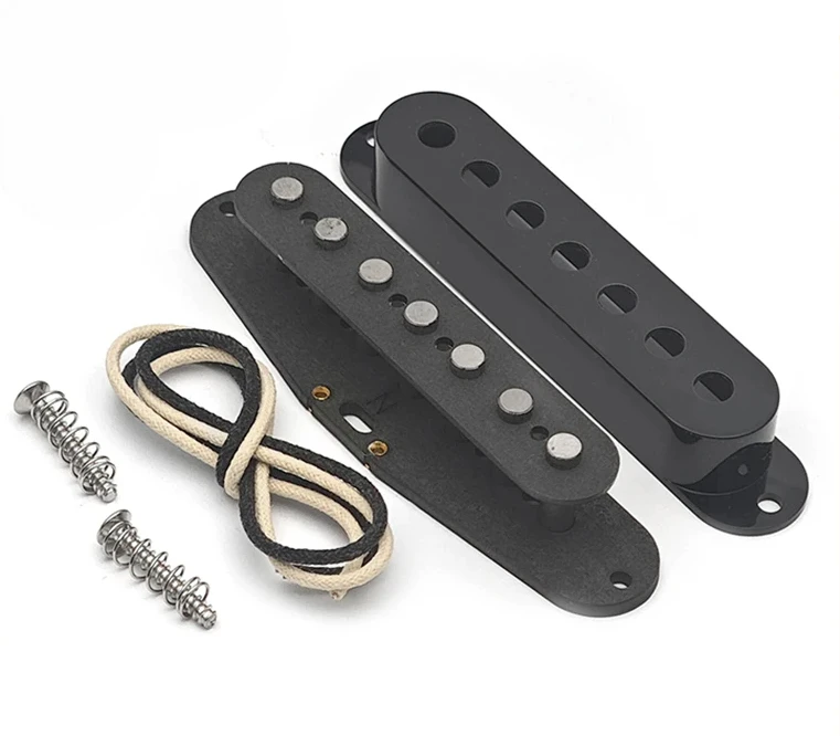 7 String Alnico 5 Single Coil Pickup Kit Fiber Bobbin Alnico V Pole Piece Waxed Cloth Cable for ST Guitar
7 String Alnico 5 Single Coil Pickup Kit Fiber Bobbin Alnico V Pole Piece Waxed Cloth Cable for ST Guitar