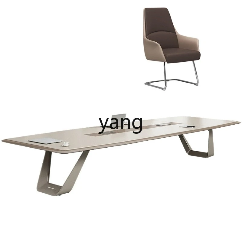 LH large paint conference table is simple and modern, office workbench negotiation reception table
LH large paint conference table is simple and modern, office workbench negotiation reception table