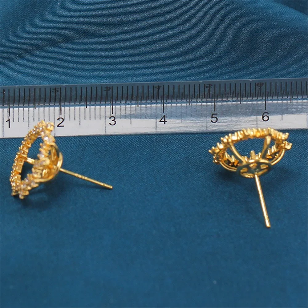 Gold Plated Pearl Earring Settings, DIY Jewelry Making Supplies, Blank Ear Stud Bases for Handmade Accessories, 1pair No Pearl
Gold Plated Pearl Earring Settings, DIY Jewelry Making Supplies, Blank Ear Stud Bases for Handmade Accessories, 1pair No Pearl
