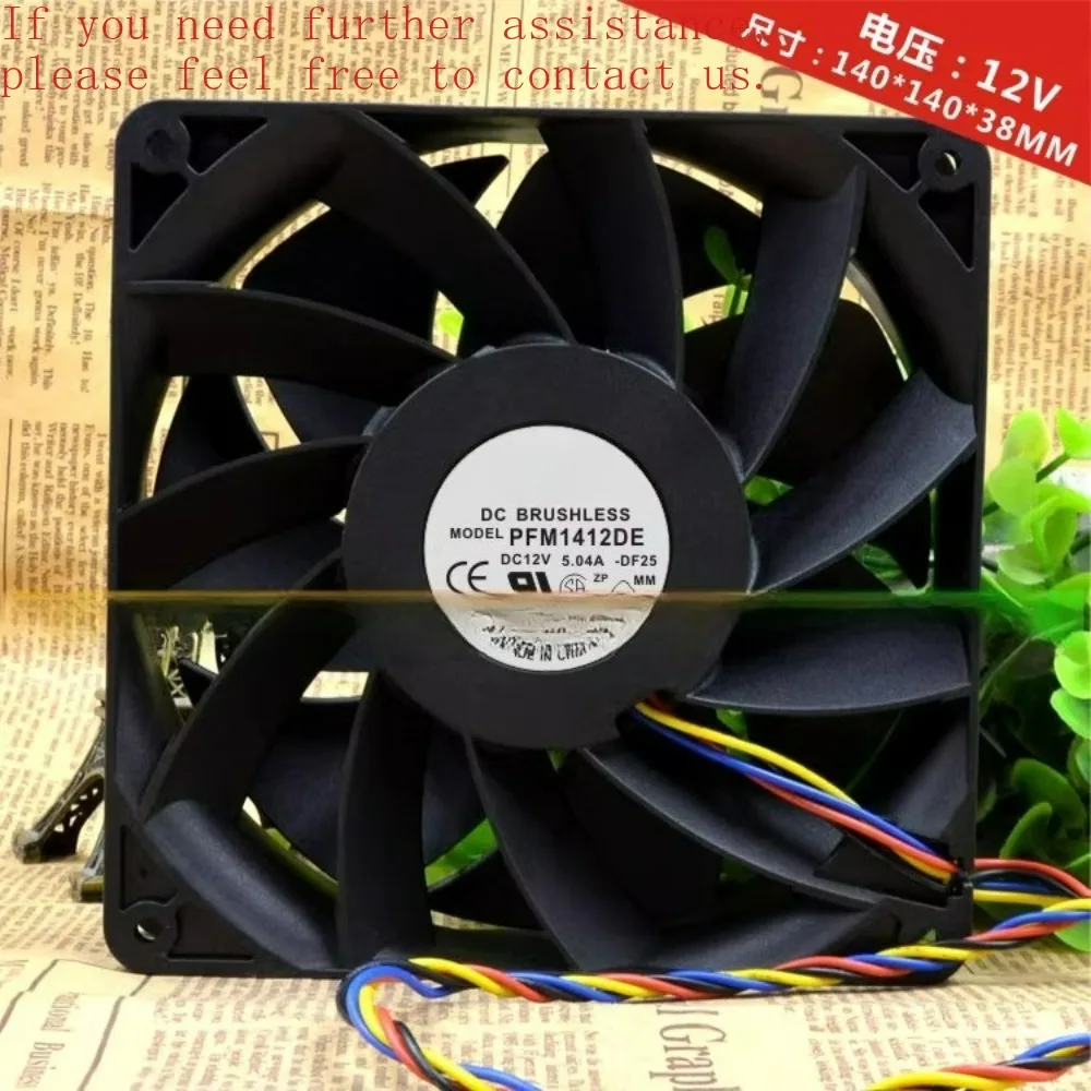 Для оригинального Delta PFM1412DE 14038 14 см 12 В 4-проводной жестокий вентилятор охлаждения с большим объемом воздуха
Для оригинального Delta PFM1412DE 14038 14 см 12 В 4-проводной жестокий вентилятор охлаждения с большим объемом воздуха