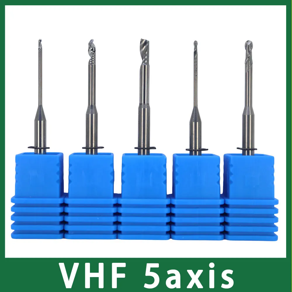 VHF 5axis CADCAM Tools 40mm Length Single/Double Flute for PMMA, PEEK , Wax,etc.
VHF 5axis CADCAM Tools 40mm Length Single/Double Flute for PMMA, PEEK , Wax,etc.
