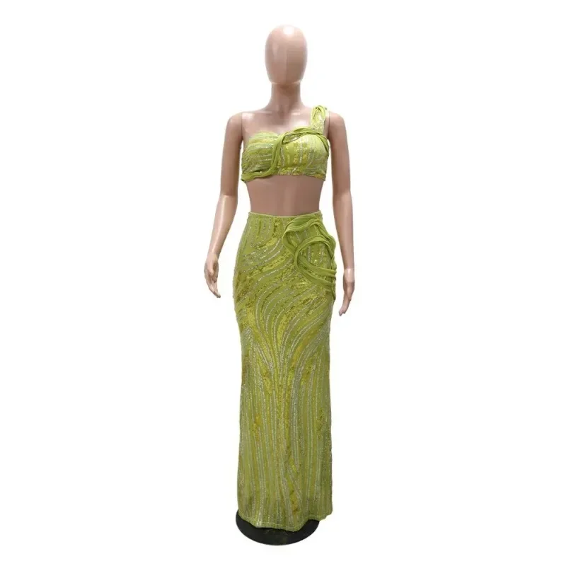 Dashiki African Clothes for Women Summer Sexy African Sleeveless Top Long Skirt 2 Piece Matching Sets African Clothing Outfits
Dashiki African Clothes for Women Summer Sexy African Sleeveless Top Long Skirt 2 Piece Matching Sets African Clothing Outfits