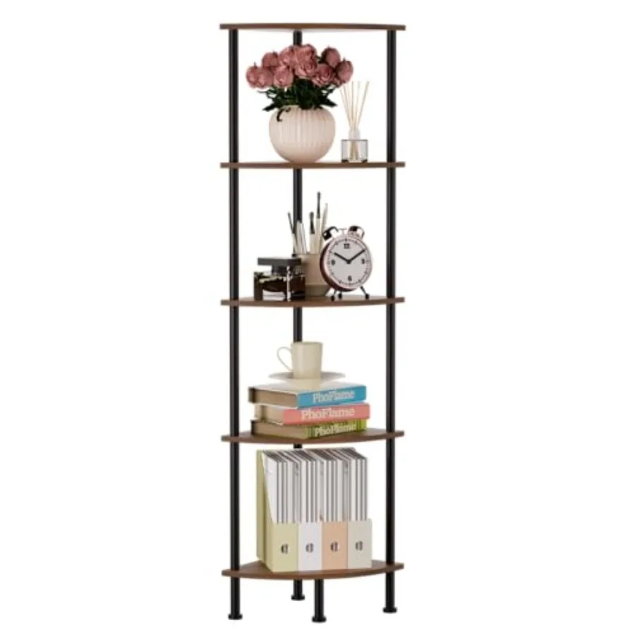 5-Tier Corner Shelf Stand 52" Industrial Corner Display Rack for Living Room Bookshelf Tall Display Shelf Plant Stand Storage S
5-Tier Corner Shelf Stand 52" Industrial Corner Display Rack for Living Room Bookshelf Tall Display Shelf Plant Stand Storage S