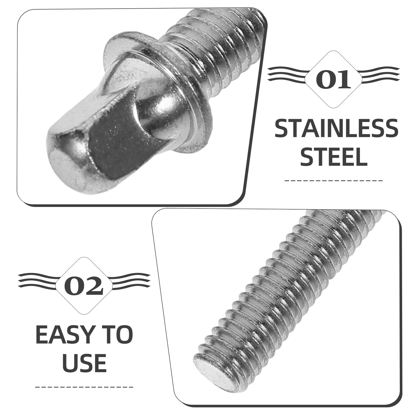 2 PCS Drum Screws Set Accessory Bass Lugs Snare Tension Kit with Washer Replacement
2 PCS Drum Screws Set Accessory Bass Lugs Snare Tension Kit with Washer Replacement