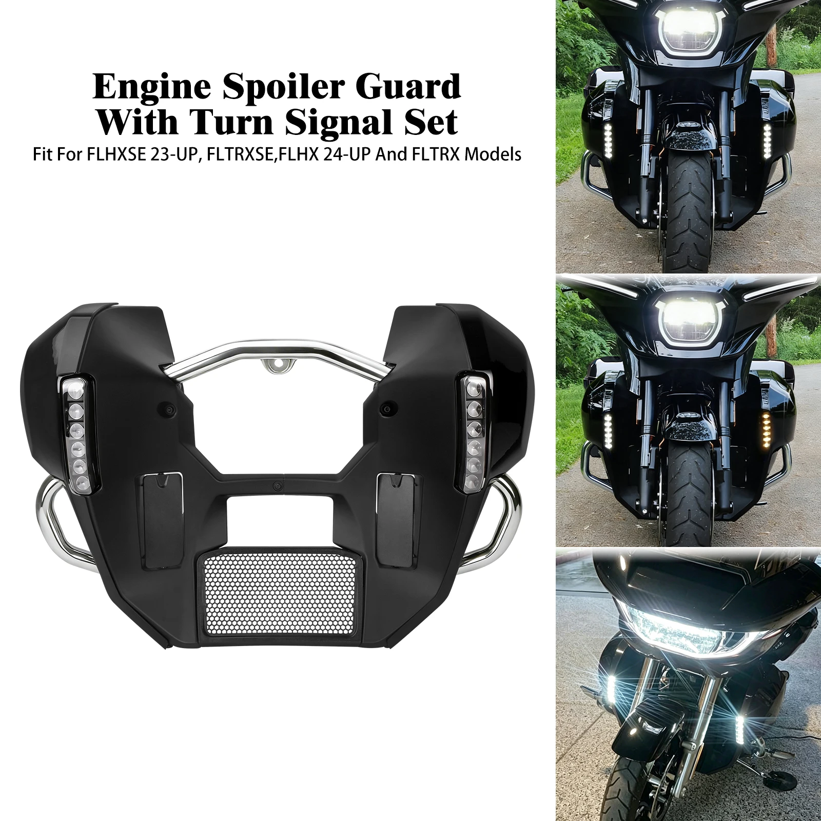 Motorcycle Fairing Lowers Engine Guard Frame W/Bracke Kit For Harley Touring 2023-Up Road Street Glide FLHX FLTRX 2025-Up FLHXU
Motorcycle Fairing Lowers Engine Guard Frame W/Bracke Kit For Harley Touring 2023-Up Road Street Glide FLHX FLTRX 2025-Up FLHXU