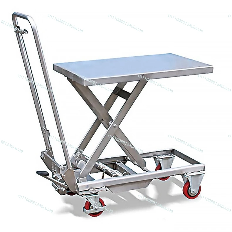 304 Stainless Steel Platform Truck Electric Hydraulic Lift Flatbed Truck Loading and Unloading on The Truck Movable Handling
304 Stainless Steel Platform Truck Electric Hydraulic Lift Flatbed Truck Loading and Unloading on The Truck Movable Handling