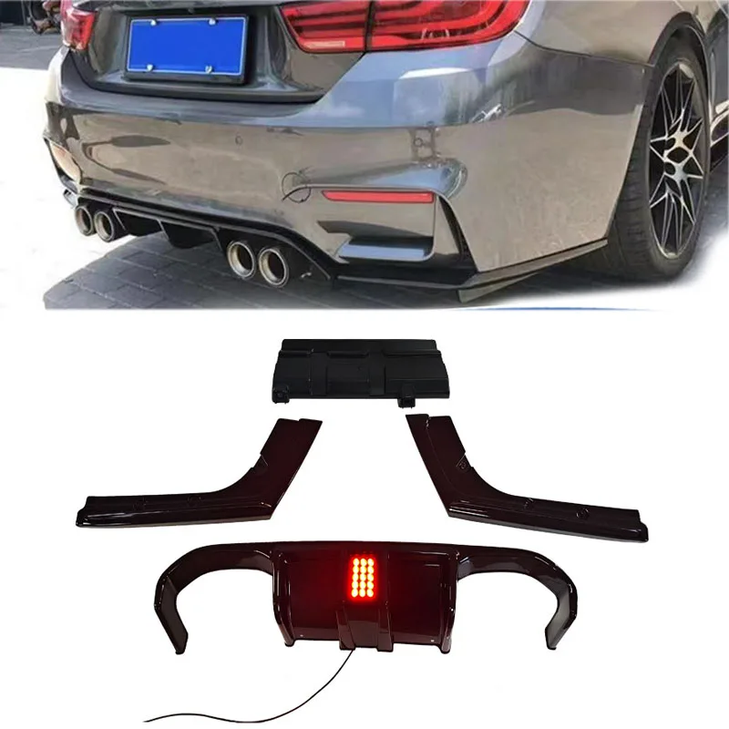 Suitable for 13-18 BMW 3 Series F30 Modified M3 Rear Lip V Style ABS Material with and without Lights
Suitable for 13-18 BMW 3 Series F30 Modified M3 Rear Lip V Style ABS Material with and without Lights